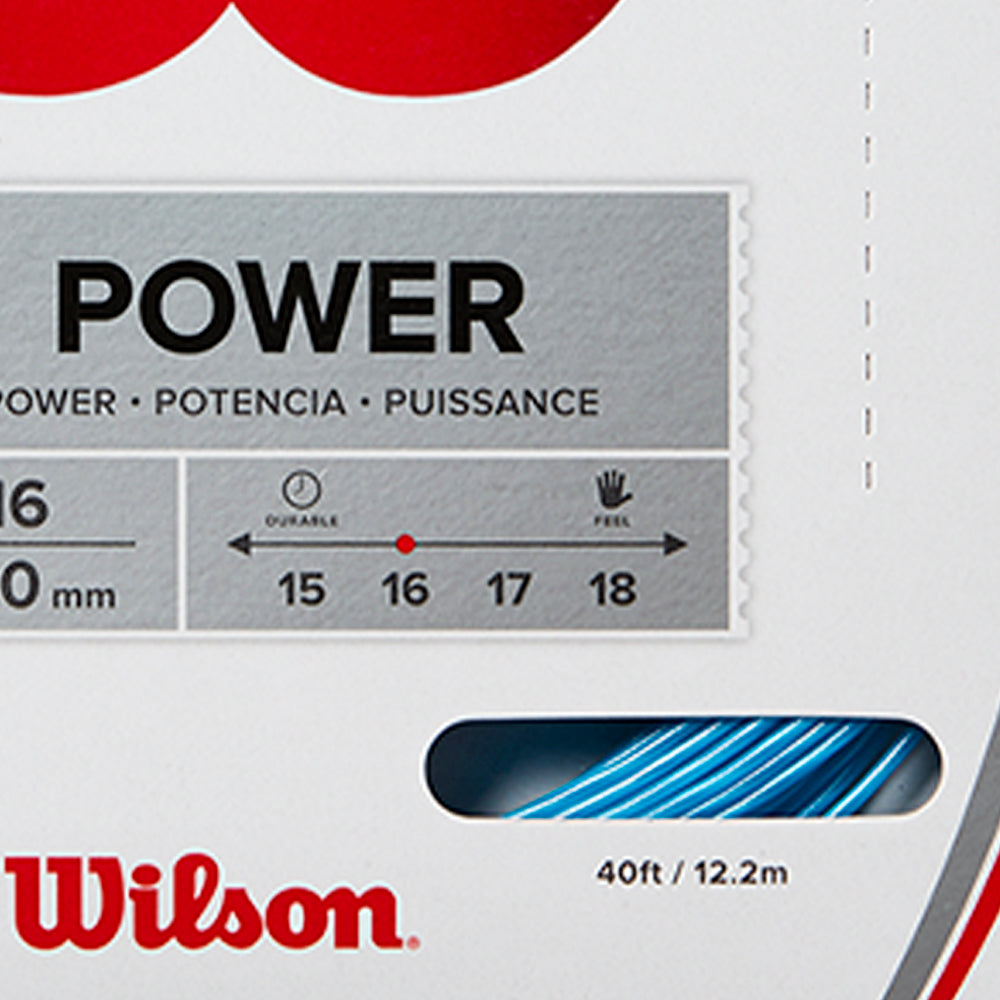 WILSON Synthetic Gut Power 16 Tennis String (16g/1.30mm) - Supersports Thailand Supersports Thailand