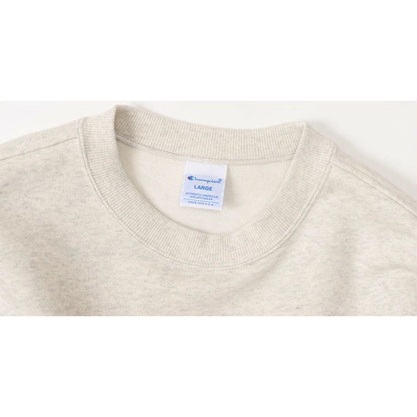 CHAMPION CREW NECK SWEATSHIRT เสื้อสเวตเชิ้ต ผู้ชาย C3-Y037-810 Cream - 1