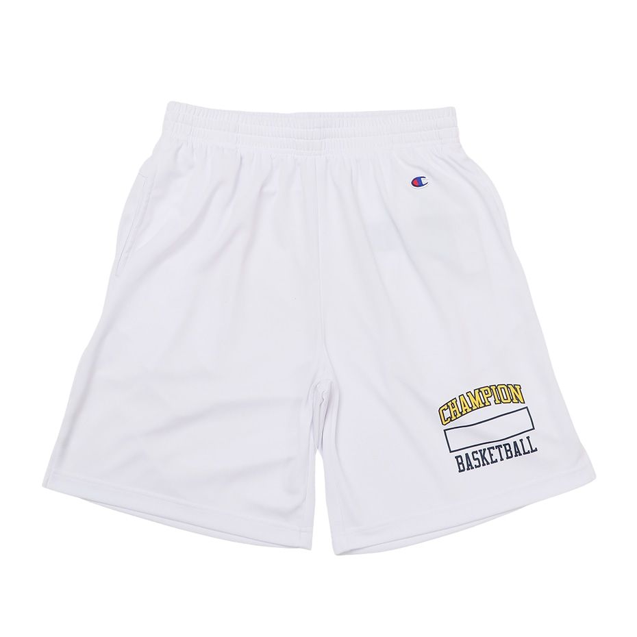 CHAMPION SHORTS กางเกงขาสั้น ผู้ชาย C3-YB555-010 White - 1 Supersports Thailand