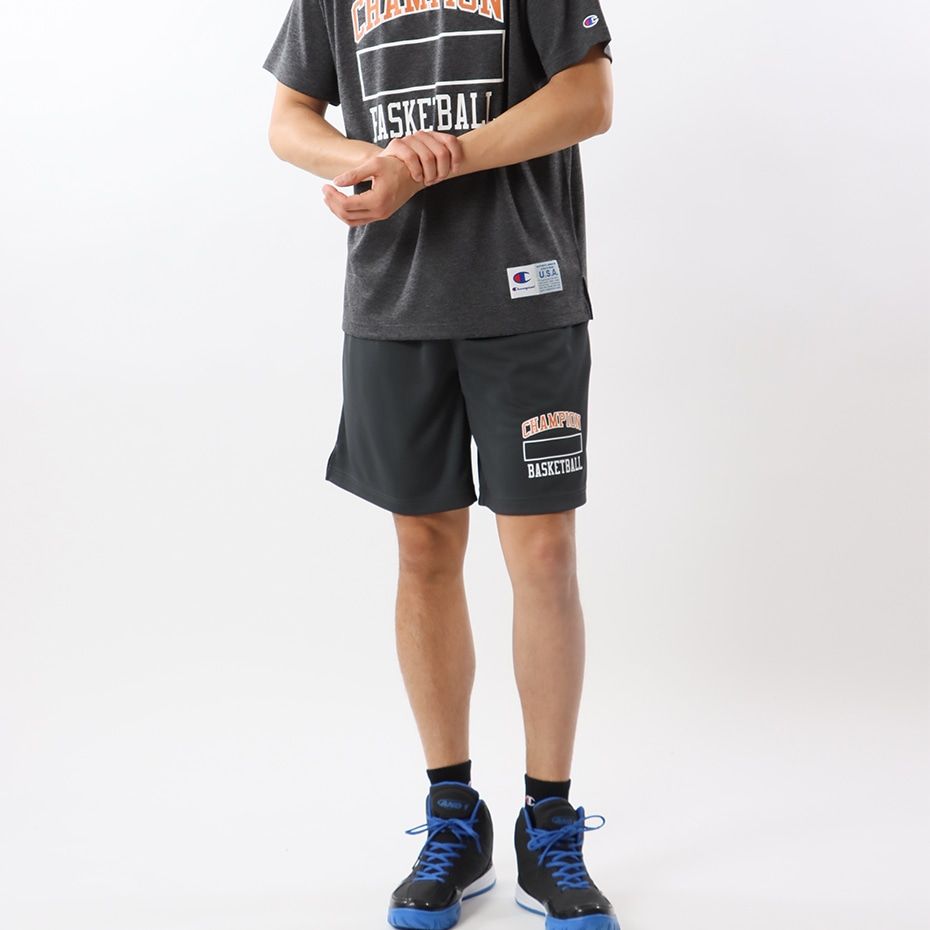 CHAMPION SHORTS กางเกงขาสั้น ผู้ชาย C3-YB555-080 Grey - 1 Supersports Thailand