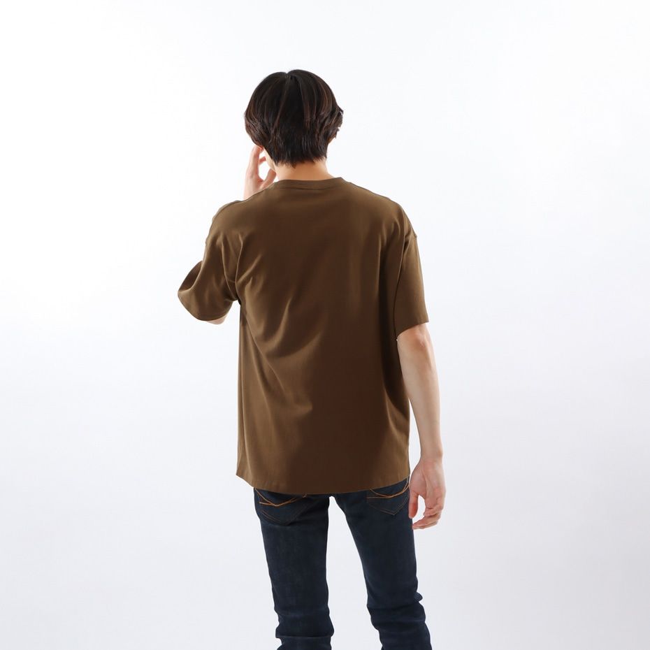 CHAMPION SHORT SLEEVE T-SHIRT เสื้อยืดทีเชิ๊ต ผู้ชาย C3-Z331-860 Brown - 1 Supersports Thailand