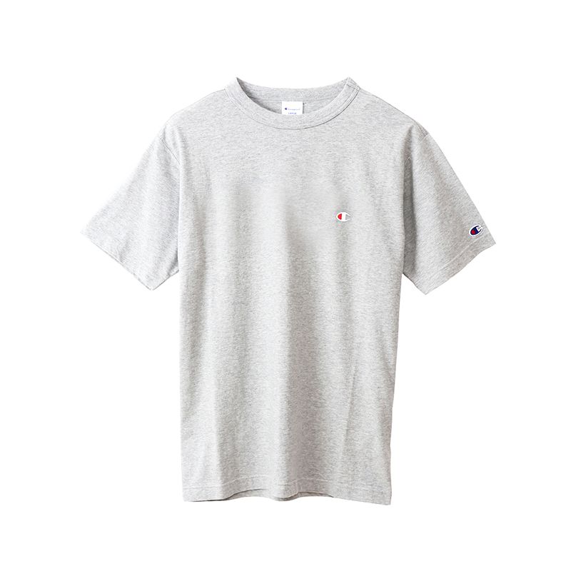 CHAMPION T-SHIRT เสื้อยืดทีเชิ๊ต ผู้ชายและผู้หญิง C3-P300-070 Grey - 1 Supersports Thailand