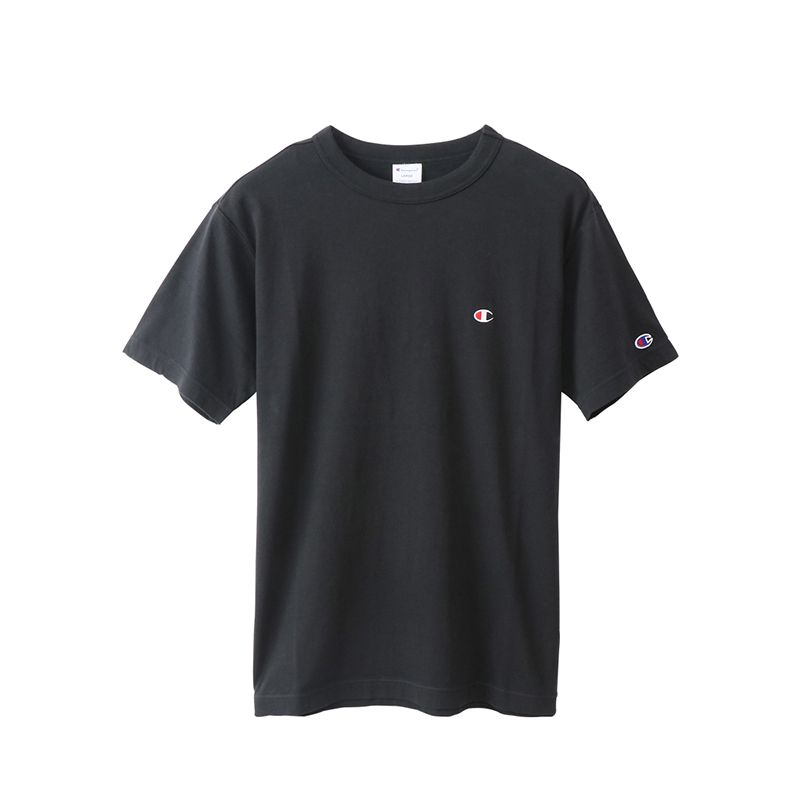 CHAMPION T-SHIRT เสื้อยืดทีเชิ๊ต ผู้ชายและผู้หญิง C3-P300-090 Black - 1 Supersports Thailand