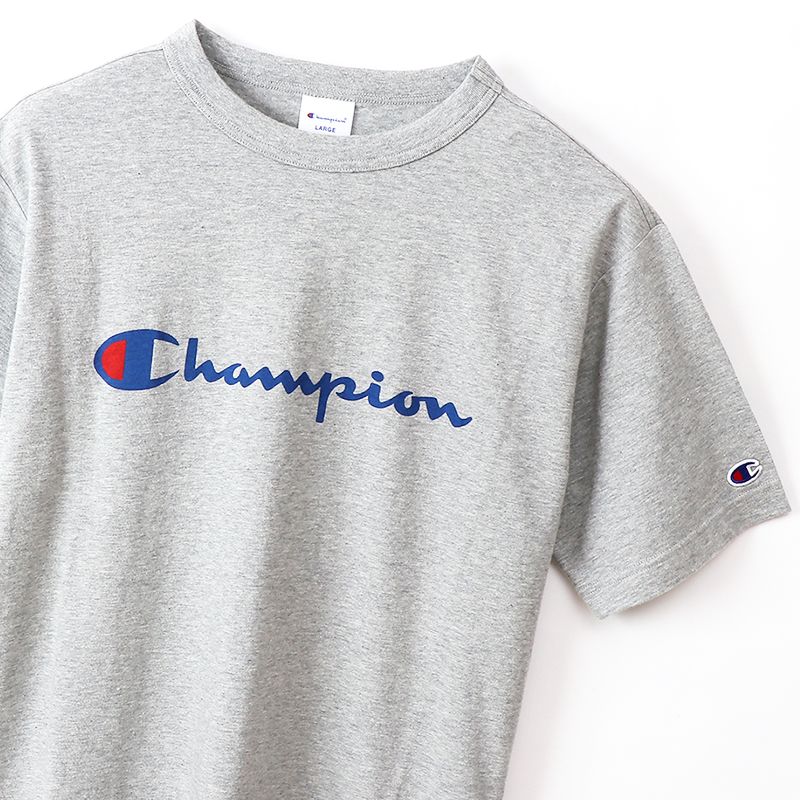 CHAMPION T-SHIRT เสื้อยืดทีเชิ๊ต ผู้ชายและผู้หญิง C3-P302-070 Grey - 1 Supersports Thailand