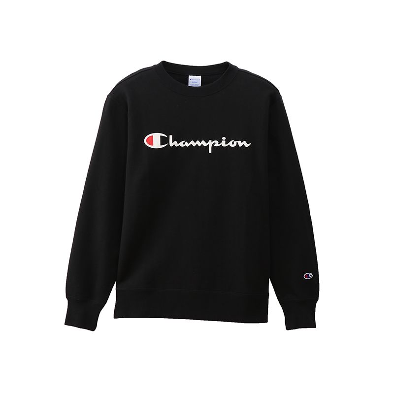CHAMPION CREW NECK SWEATSHIRT เสื้อสเวตเชิ้ต ผู้ชาย C3-Q002-370 Blue - 1