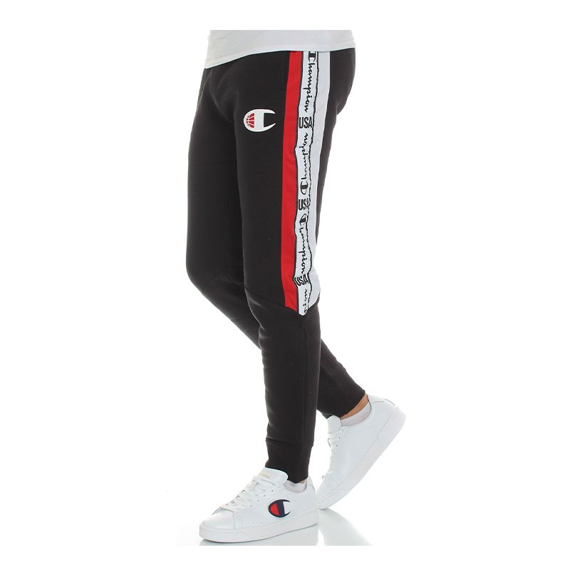 CHAMPION RIB CUFF PANTS กางเกงขายาว ผู้ชาย 216895-KK001 Black - 1 Supersports Thailand