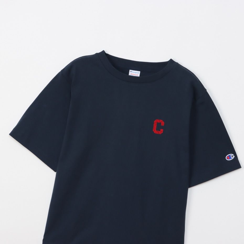 CHAMPION SHORT SLEEVE T-SHIRT เสื้อยืดทีเชิ๊ต ผู้หญิง CW-Z304-370 Blue - 1 Supersports Thailand