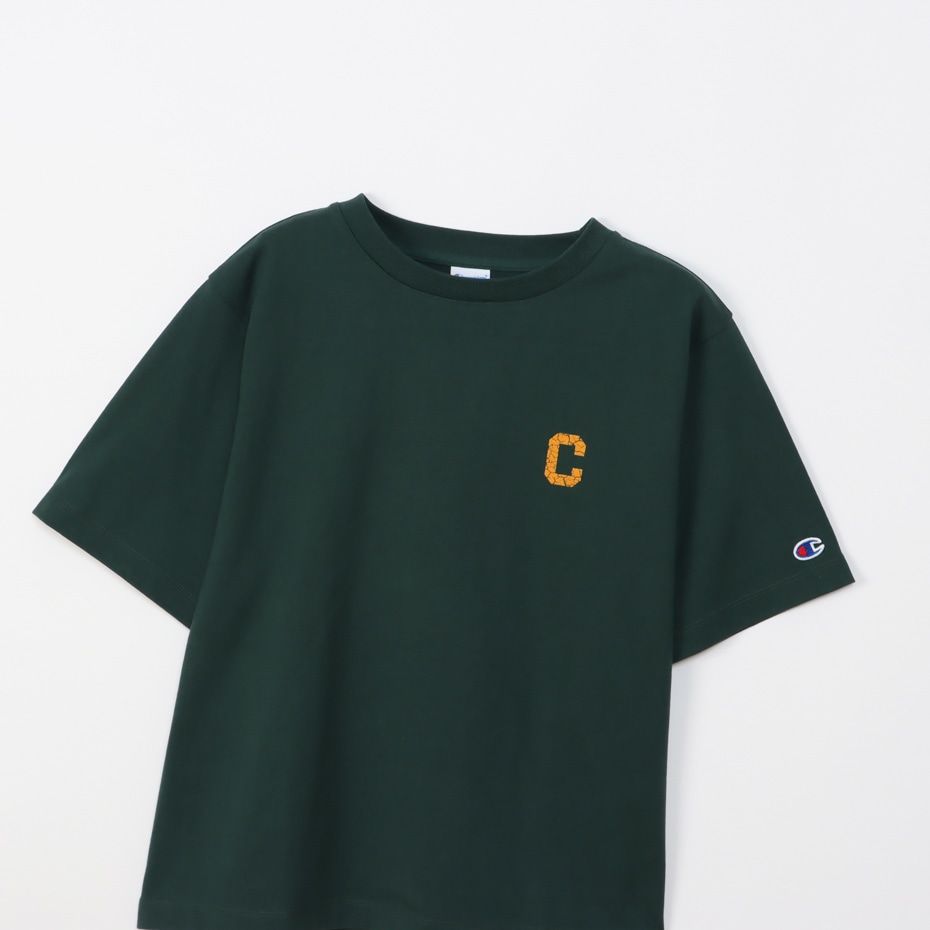 CHAMPION SHORT SLEEVE T-SHIRT เสื้อยืดทีเชิ๊ต ผู้หญิง CW-Z304-570 Green - 1 Supersports Thailand