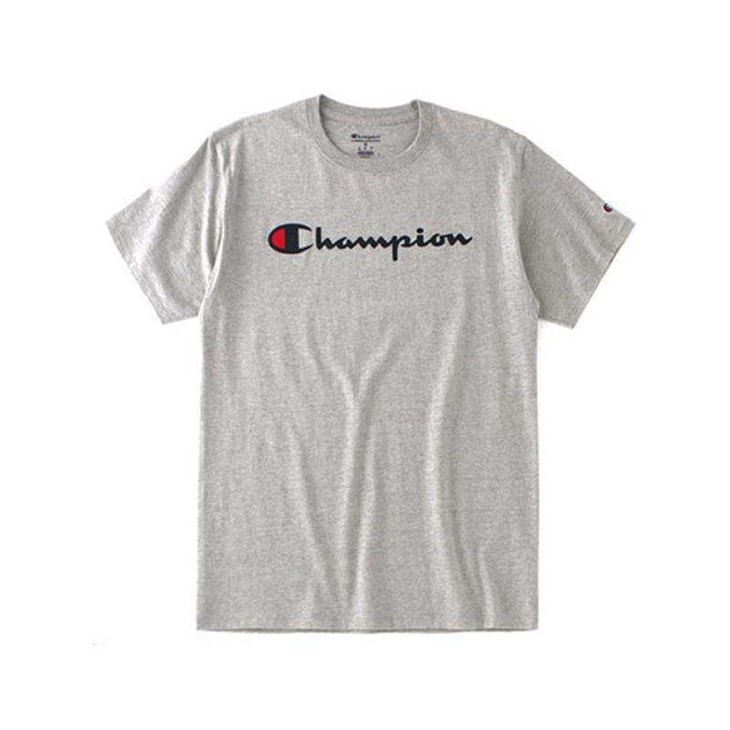 CHAMPION CLASSIC GRAPHIC T-SHIRT เสื้อยืดทีเชิ๊ต ผู้ชาย GT23HHS22 Y06794-806 Grey - 1 Supersports Thailand