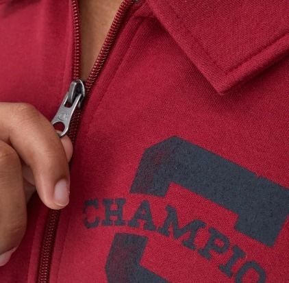 CHAMPION CLASSIC FLEECE QUARTER ZIP เสื้อสเวตเชิ้ต ผู้ชาย S2940 5864RB-CDC Red - 1 Supersports Thailand