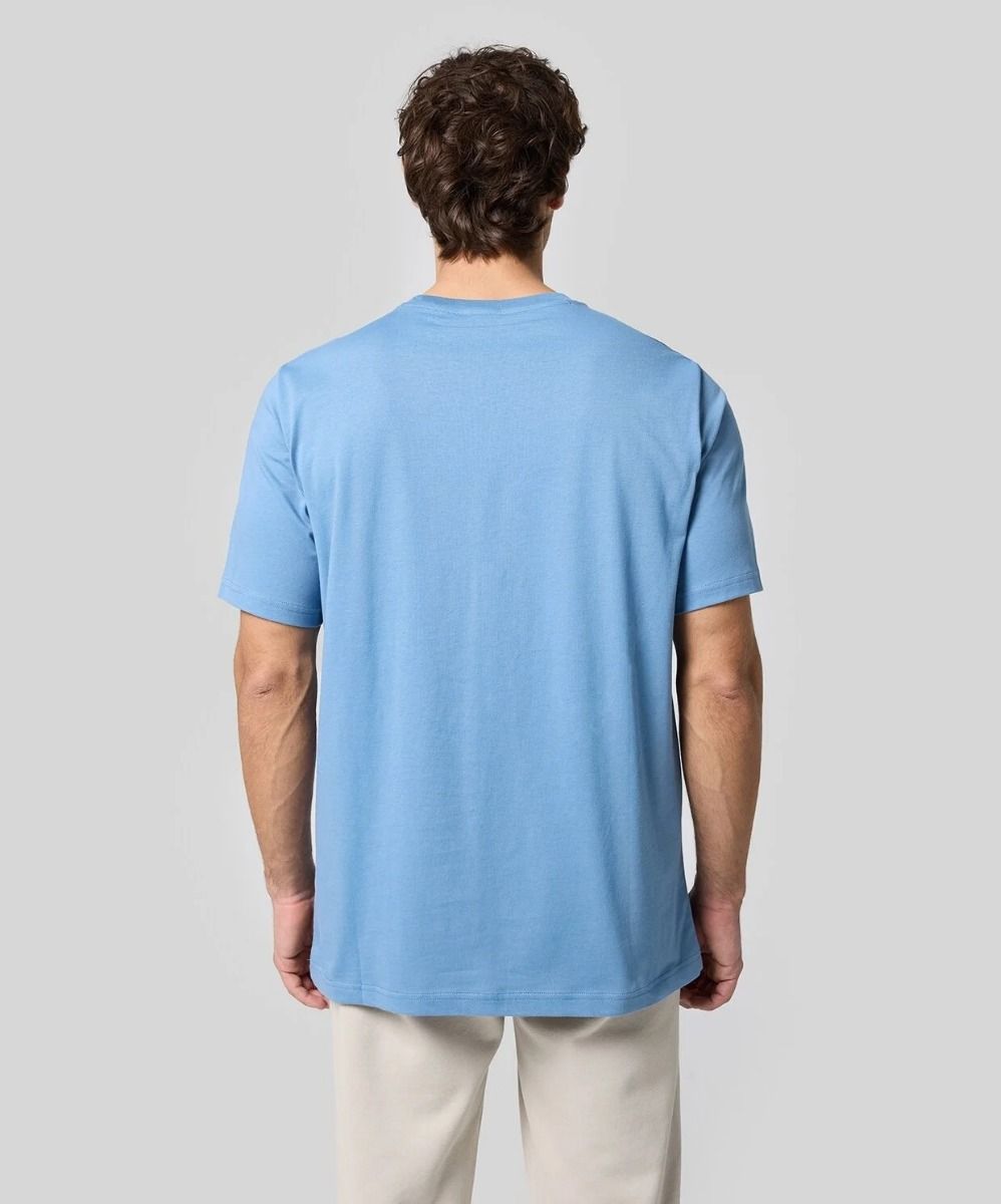 CHAMPION CREWNECK T-SHIRT เสื้อยืดทีเชิ๊ต ผู้ชาย 220407-BS099 Blue - 1 Supersports Thailand