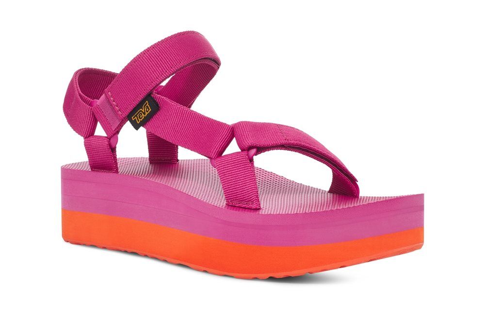 TEVA W FLATFORM UNIVERSAL รองเท้าแตะรัดส้น ผู้หญิง 1008844-RVOR Multi color - 1 Supersports Thailand