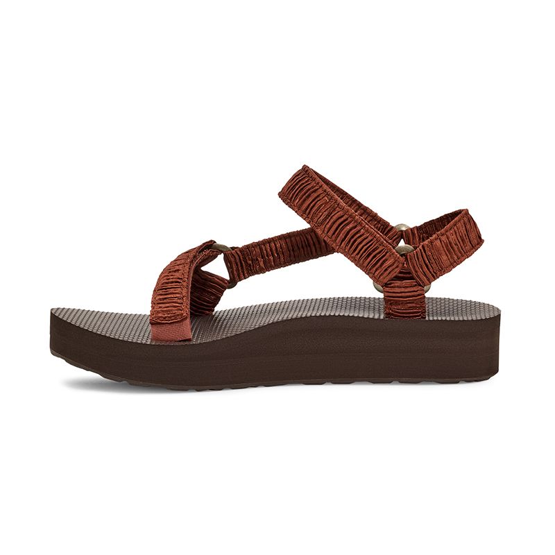 TEVA W MIDFORM UNIVERSAL SATINYA รองเท้าแตะรัดส้น ผู้หญิง 1129599-SEQ Brown - 1 Supersports Thailand