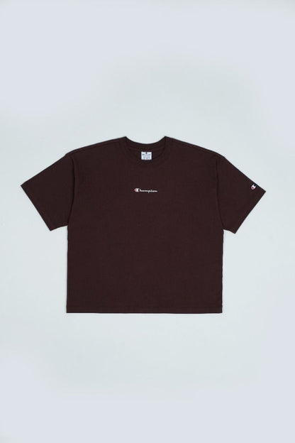 CHAMPION CREWNECK T-SHIRT เสื้อยืดทีเชิ๊ต ผู้หญิง 116624-MS548 Brown - 1
