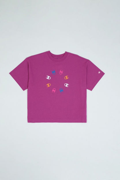 CHAMPION CREWNECK T-SHIRT เสื้อยืดทีเชิ๊ต ผู้หญิง 116645-PS044 Pink - 1