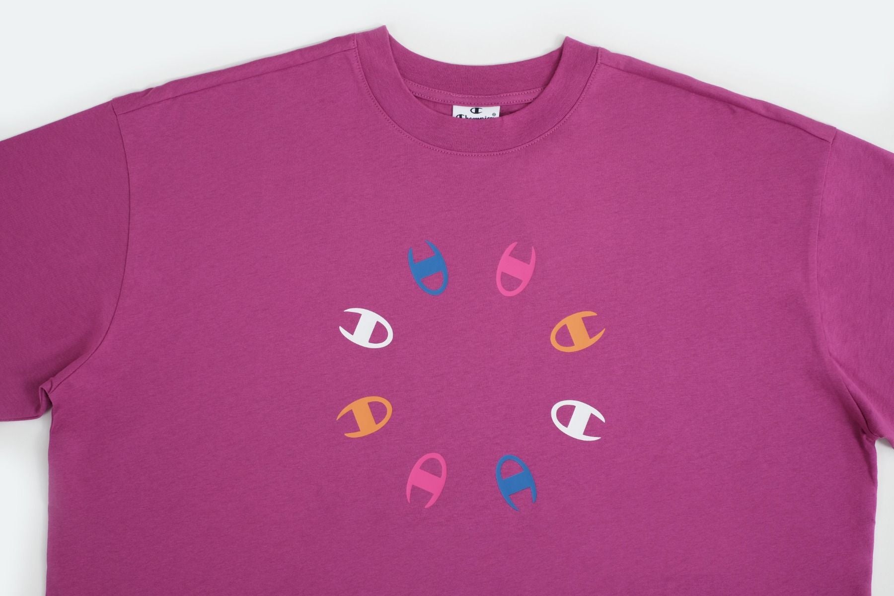 CHAMPION CREWNECK T-SHIRT เสื้อยืดทีเชิ๊ต ผู้หญิง 116645-PS044 Pink - 1