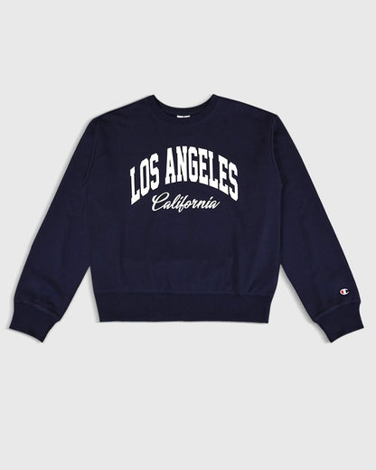 CHAMPION CREWNECK SWEATSHIRT เสื้อสเวตเชิ้ต ผู้หญิง 117213-BS501 Blue - 1