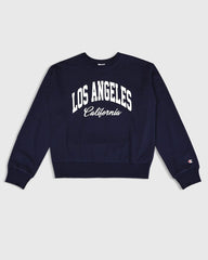 CHAMPION CREWNECK SWEATSHIRT เสื้อสเวตเชิ้ต ผู้หญิง 117213-BS501 Blue - 1