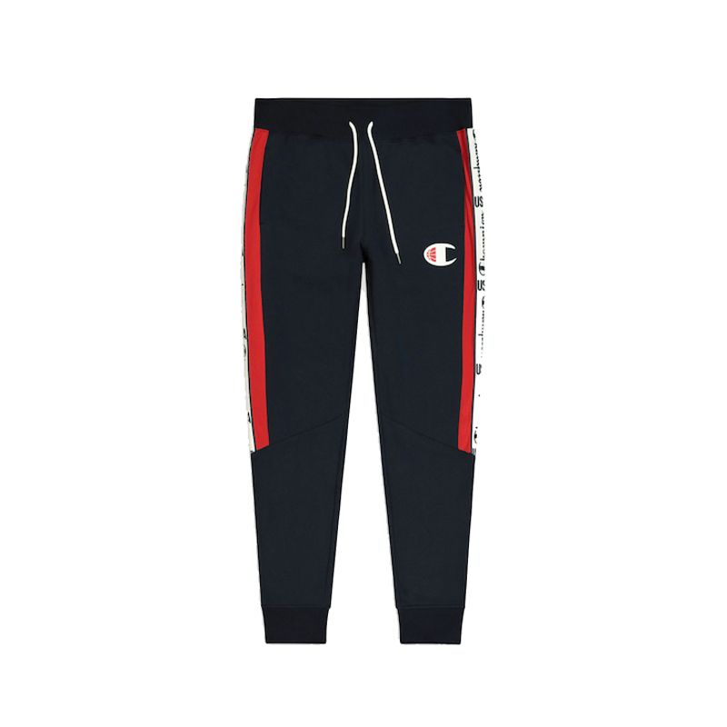 CHAMPION RIB CUFF PANTS กางเกงขายาว ผู้ชาย 216895-BS501 Blue - 1
