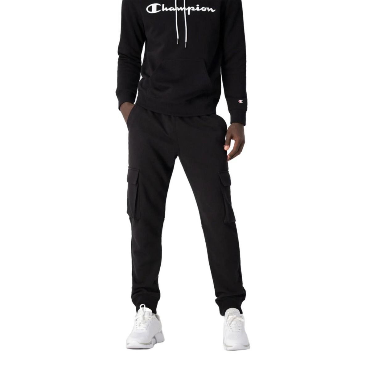 CHAMPION RIB CUFF CARGO PANT กางเกงขายาว ผู้ชาย 218345-KK001 Black - 1