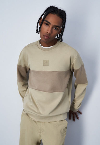 CHAMPION CREWNECK SWEATSHIRT เสื้อสเวตเชิ้ต ผู้ชาย 219763-YS073 Brown - 1