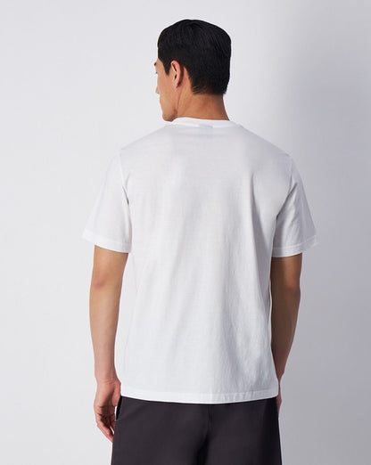 CHAMPION CREWNECK T-SHIRT เสื้อยืดทีเชิ๊ต ผู้ชาย 219831-WW001 White - 1