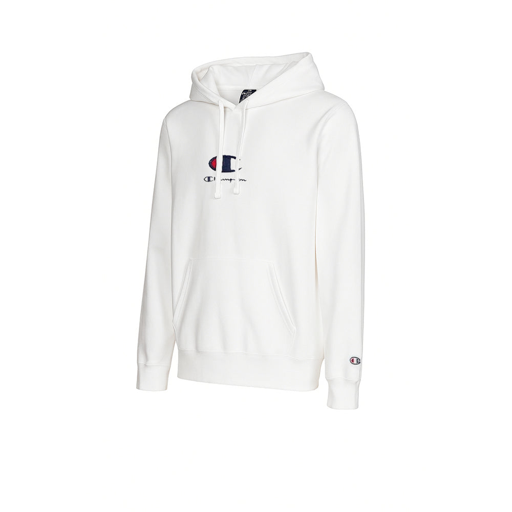 CHAMPION HOODED SWEATSHIRT เสื้อฮู้ด ผู้ชาย 219845-WW001 White - 1