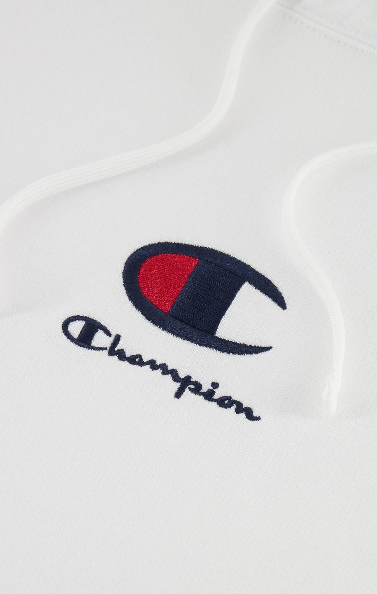 CHAMPION HOODED SWEATSHIRT เสื้อฮู้ด ผู้ชาย 219845-WW001 White - 1