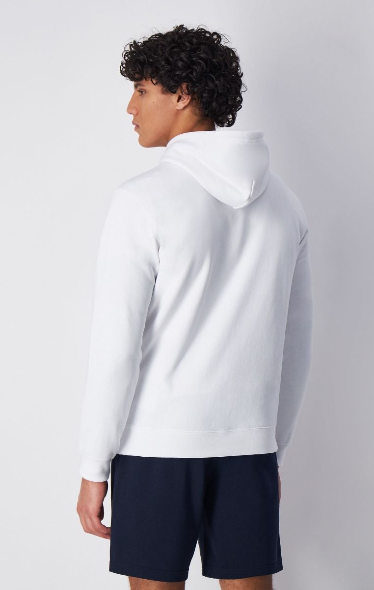 CHAMPION HOODED SWEATSHIRT เสื้อฮู้ด ผู้ชาย 219845-WW001 White - 1