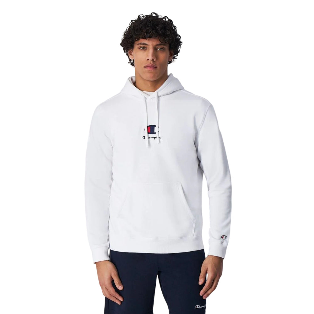 CHAMPION HOODED SWEATSHIRT เสื้อฮู้ด ผู้ชาย 219845-WW001 White - 1