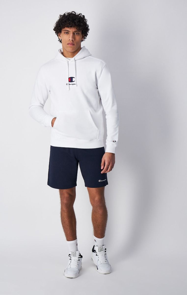 CHAMPION HOODED SWEATSHIRT เสื้อฮู้ด ผู้ชาย 219845-WW001 White - 1