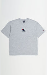 CHAMPION CREWNECK T-SHIRT เสื้อยืดทีเชิ๊ต ผู้ชาย 219847-EM021 Grey - 1