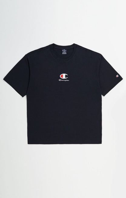 CHAMPION CREWNECK T-SHIRT เสื้อยืดทีเชิ๊ต ผู้ชาย 219847-KK001 Black - 1