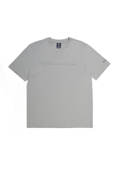 CHAMPION CREWNECK T-SHIRT เสื้อยืดทีเชิ๊ต ผู้ชาย 219870-ES002 Grey - 1
