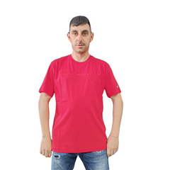 CHAMPION CREWNECK T-SHIRT เสื้อยืดทีเชิ๊ต ผู้ชาย 219870-RS019 Pink - 1