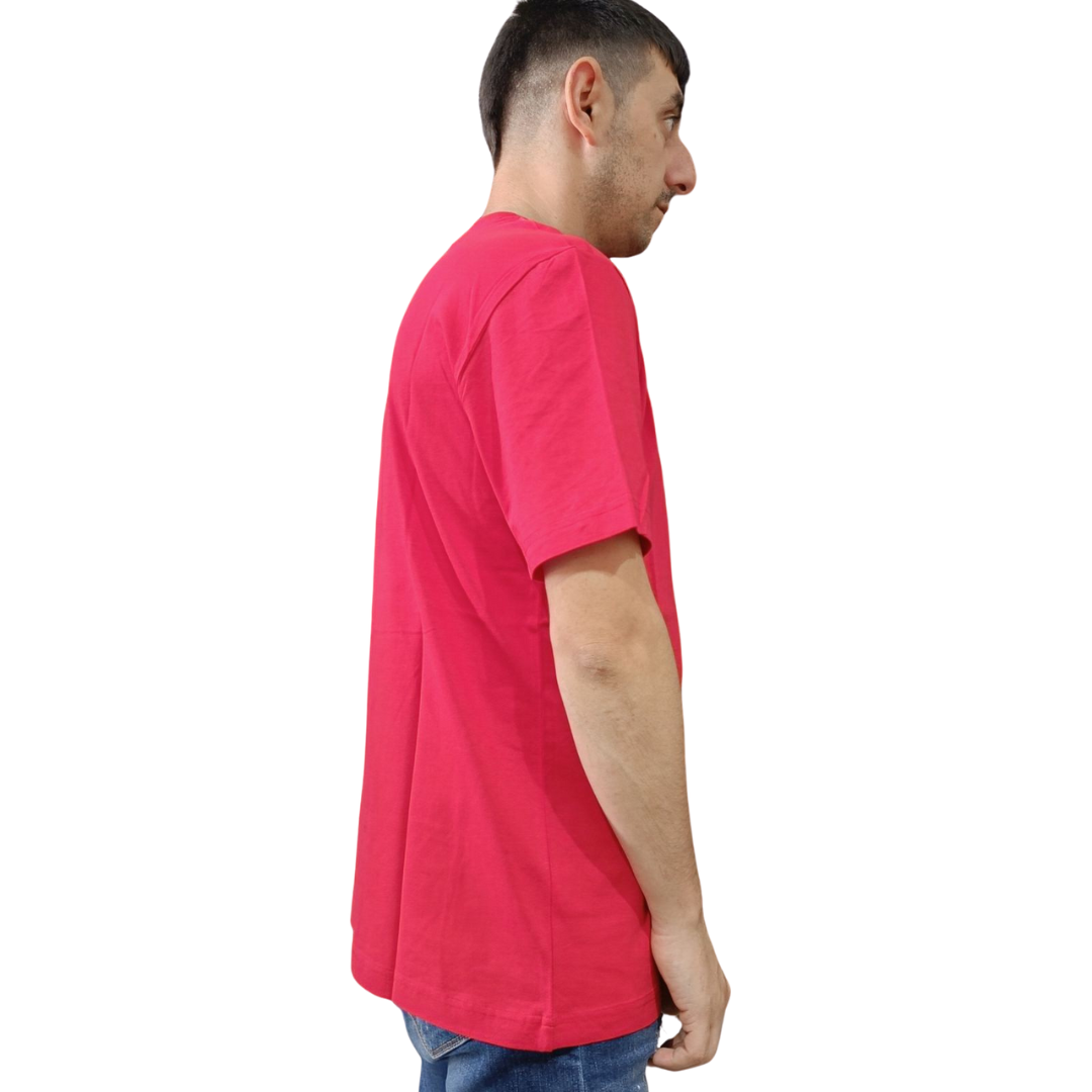 CHAMPION CREWNECK T-SHIRT เสื้อยืดทีเชิ๊ต ผู้ชาย 219870-RS019 Pink - 1 Supersports Thailand