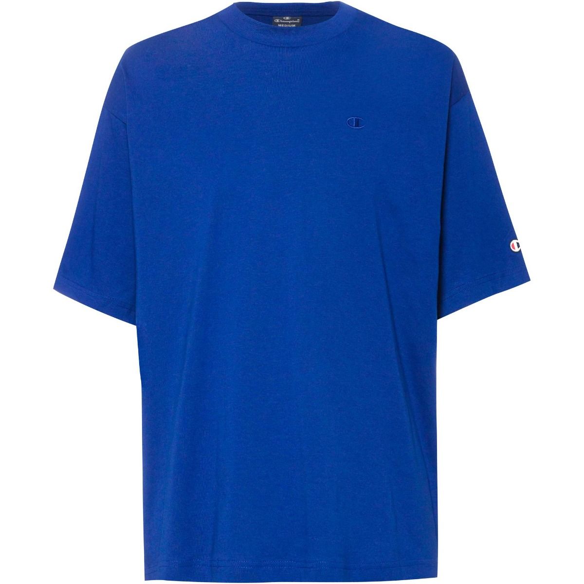 CHAMPION CREWNECK T-SHIRT เสื้อยืดทีเชิ๊ต ผู้ชาย 219876-BS559 Blue - 1