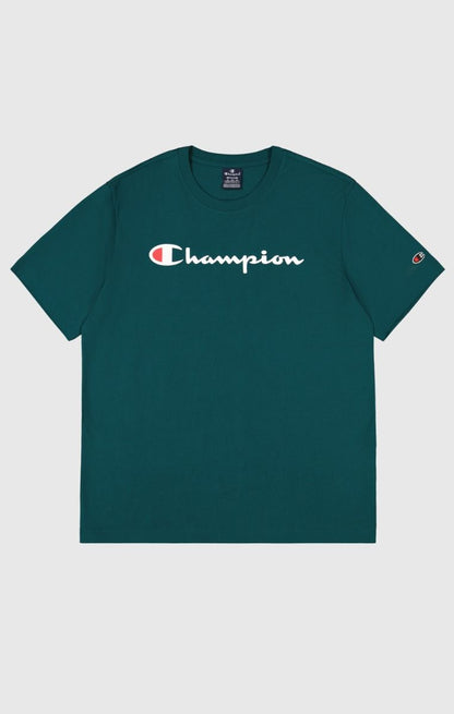 CHAMPION SS TEE เสื้อยืดทีเชิ๊ต ผู้ชาย 220256-GS502 Green - 1