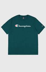 CHAMPION SS TEE เสื้อยืดทีเชิ๊ต ผู้ชาย 220256-GS502 Green - 1