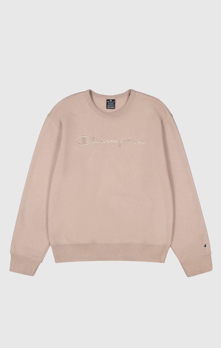CHAMPION CREWNECK SWEATSHIRT เสื้อสเวตเชิ้ต ผู้ชาย 220272-MS079 Brown - 1 Supersports Thailand