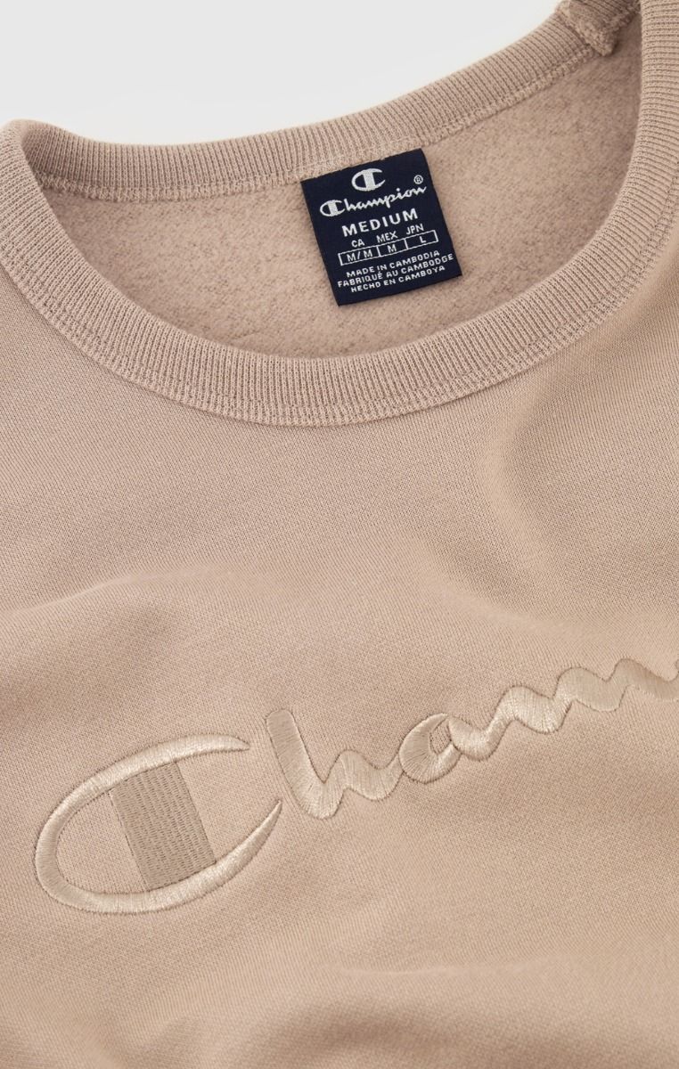CHAMPION CREWNECK SWEATSHIRT เสื้อสเวตเชิ้ต ผู้ชาย 220272-MS079 Brown - 1