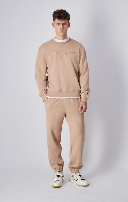 CHAMPION CREWNECK SWEATSHIRT เสื้อสเวตเชิ้ต ผู้ชาย 220272-MS079 Brown - 1