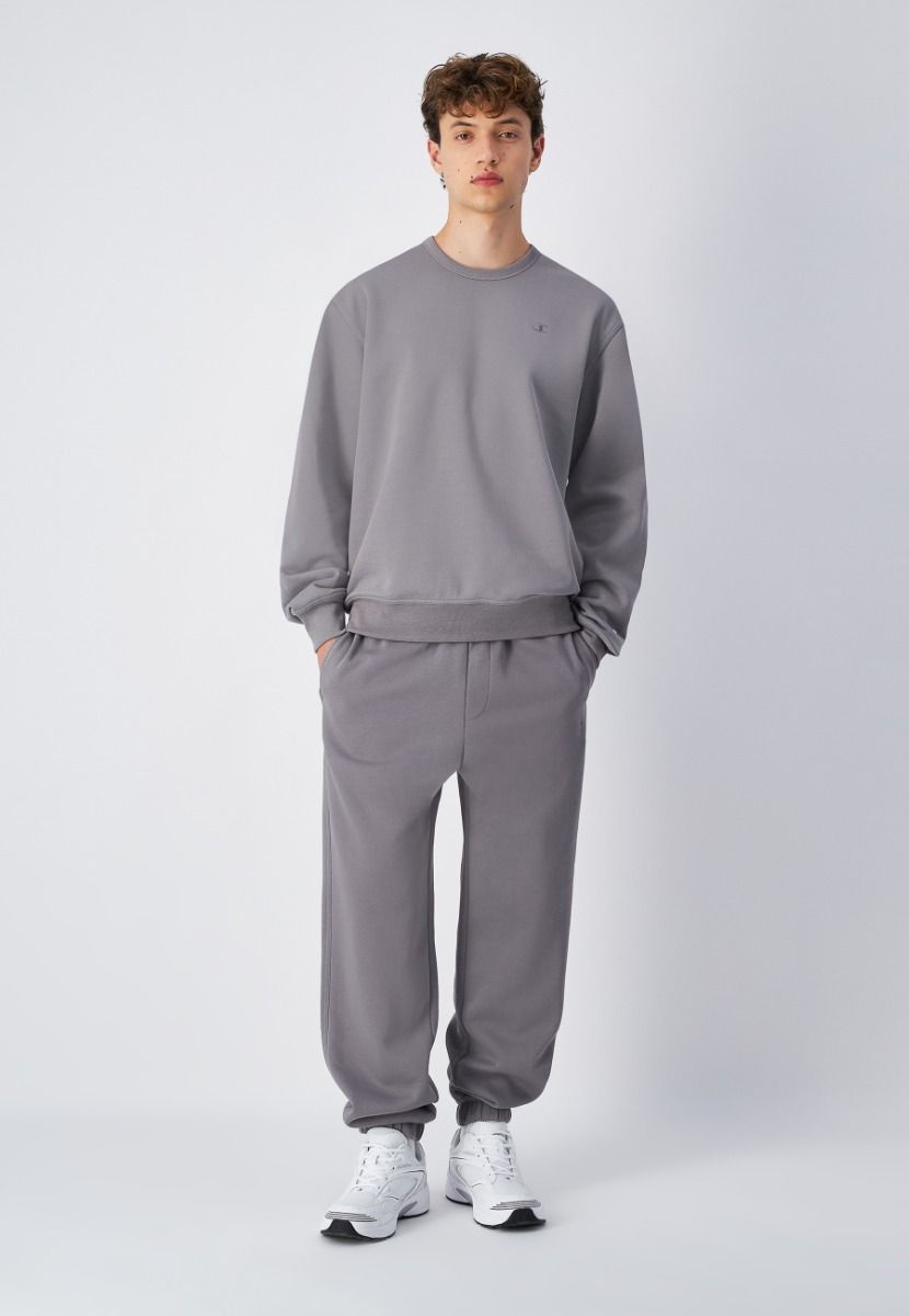 CHAMPION CREWNECK SWEATSHIRT เสื้อสเวตเชิ้ต ผู้ชาย 220275-ES072 Grey - 1 Supersports Thailand