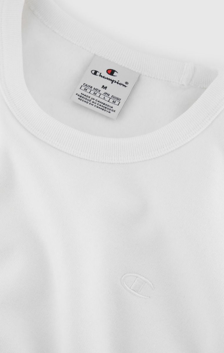 CHAMPION CREWNECK SWEATSHIRT เสื้อสเวตเชิ้ต ผู้ชาย 220275-WW036 White - 1