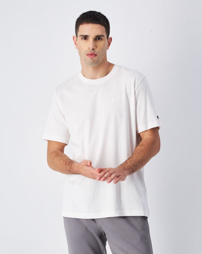 CHAMPION SS TEE เสื้อยืดทีเชิ๊ต ผู้ชาย 220278-WW036 White - 1