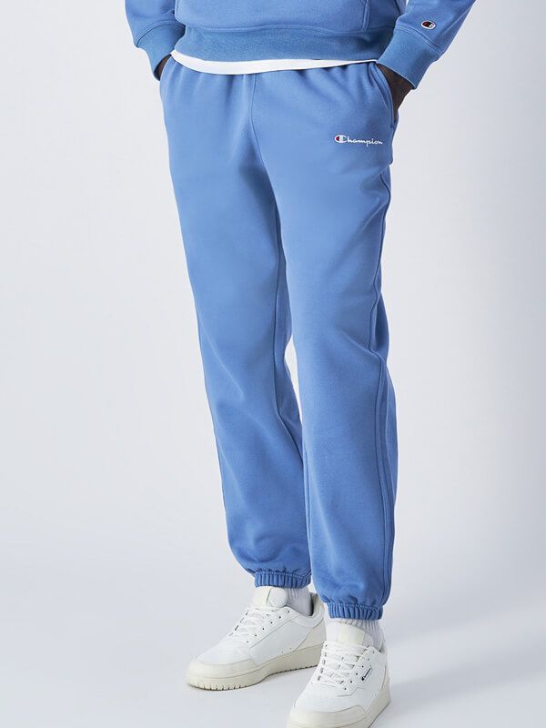 CHAMPION ELASTIC CUFF PANTS กางเกงขายาว ผู้ชาย 220295-BS099 Blue - 1