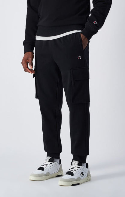CHAMPION RIB CUFF CARGO PANT กางเกงขายาว ผู้ชาย 220298-KK001 Black - 1