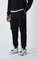 CHAMPION RIB CUFF CARGO PANT กางเกงขายาว ผู้ชาย 220298-KK001 Black - 1