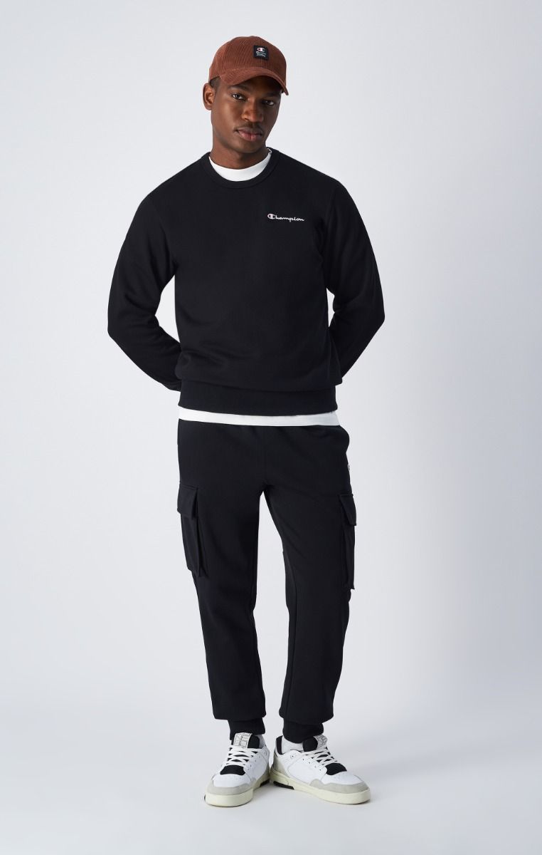 CHAMPION RIB CUFF CARGO PANT กางเกงขายาว ผู้ชาย 220298-KK001 Black - 1 Supersports Thailand