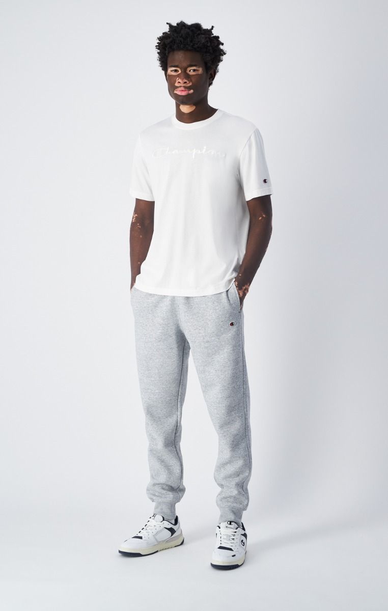 CHAMPION RIB CUFF PANTS กางเกงขายาว ผู้ชาย 220299-EM021 Grey - 1 Supersports Thailand